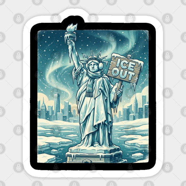 ice-out Sticker by Creatifly Graphic Tees