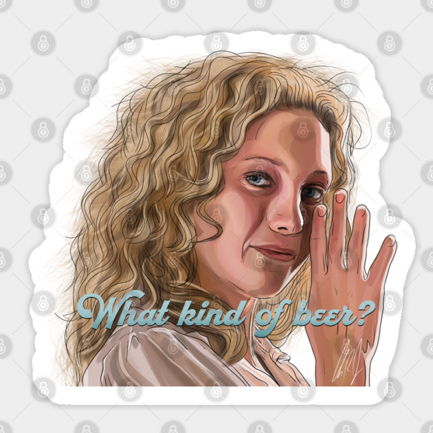 Almost Famous: What Kind of Beer? Sticker by 51Deesigns