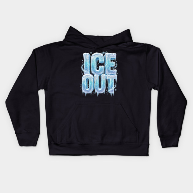 ice-out Kids Hoodie by Creatifly Graphic Tees