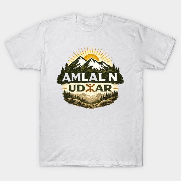 Amlal N Udar – Amazigh Mountain Adventure Design T-Shirt by Amlal N Udrar