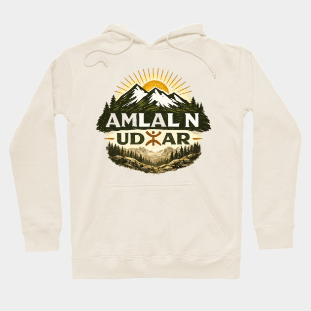 Amlal N Udar – Amazigh Mountain Adventure Design Hoodie by Amlal N Udrar