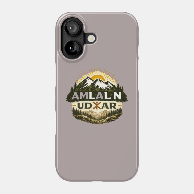 Amlal N Udar – Amazigh Mountain Adventure Design Phone Case by Amlal N Udrar