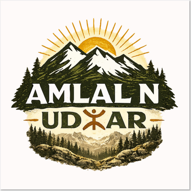 Amlal N Udar – Amazigh Mountain Adventure Design Wall Art by Amlal N Udrar