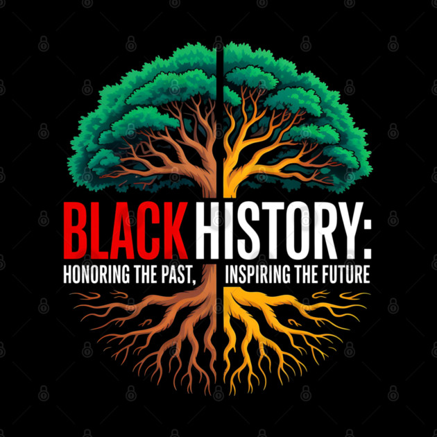 Black History: Roots and Future Heritage Tree by UrbanLifeApparel