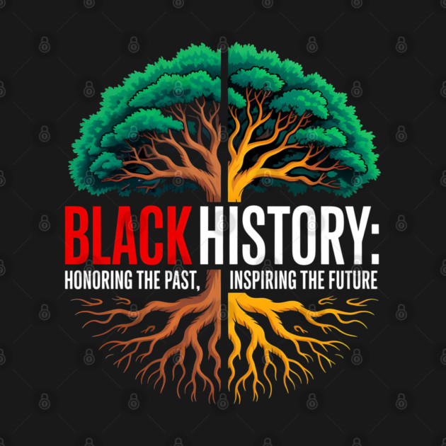 Black History: Roots and Future Heritage Tree by UrbanLifeApparel