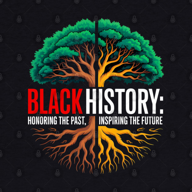 Black History: Roots and Future Heritage Tree by UrbanLifeApparel