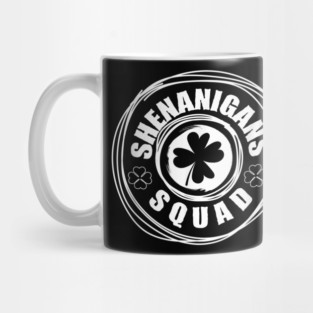Shenanigans Squad Funny St Patrick's Day Matching Group Mug