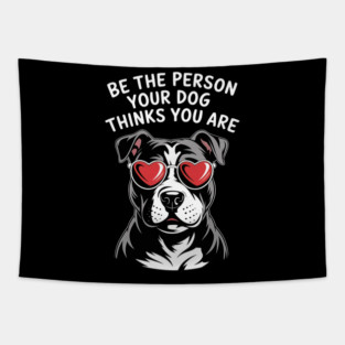 Catahoula Leopard Dog Valentines Edition Tapestry