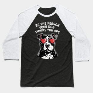 Catahoula Leopard Dog Valentines Edition Baseball T-Shirt