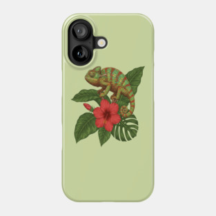Panther Chameleon Tropical Wildlife Phone Case