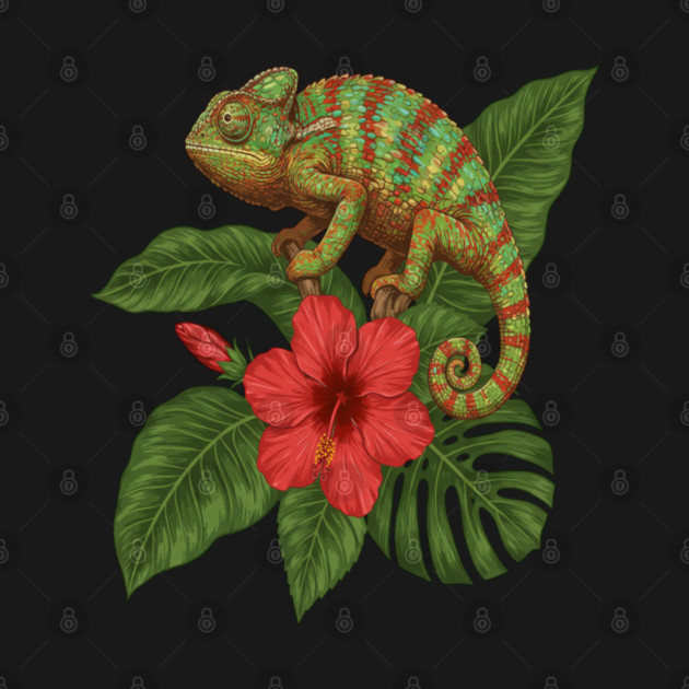 Panther Chameleon Tropical Wildlife by BirdsnStuff