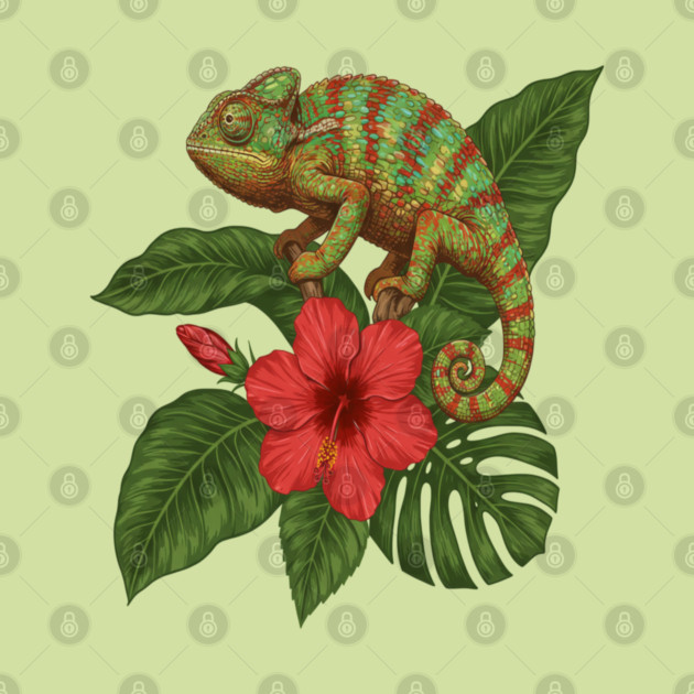 Panther Chameleon Tropical Wildlife by BirdsnStuff