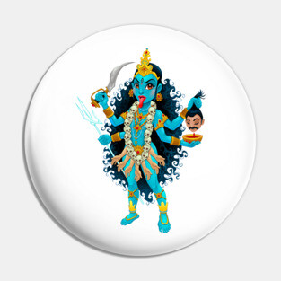 Kali goddess Pin