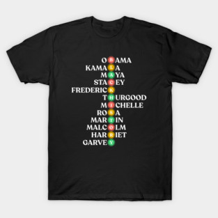 Heroes of Black history T-Shirt