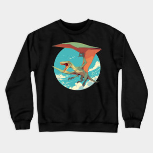 pterodactyl Crewneck Sweatshirt