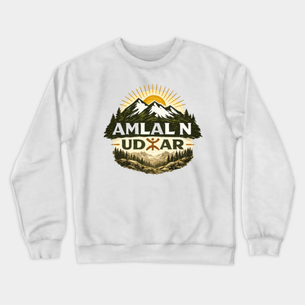 Amlal n Udar – Spirit of the Mountains Crewneck Sweatshirt by Amlal N Udrar