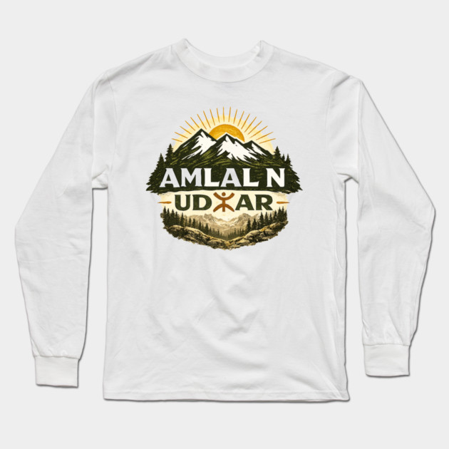 Amlal n Udar – Spirit of the Mountains Long Sleeve T-Shirt by Amlal N Udrar