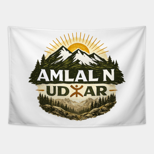 Amlal n Udar – Spirit of the Mountains Tapestry by Amlal N Udrar