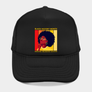 Black History Education Is Freedom Books Black Women Reading Book Hat
