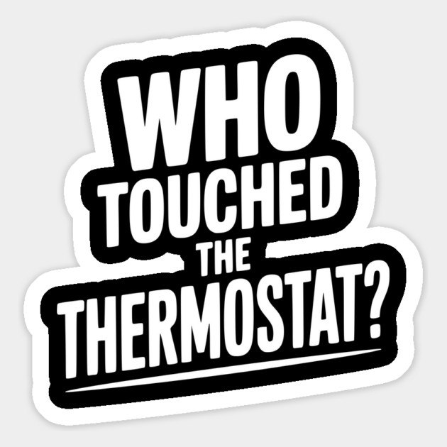 Who Touched the Thermostat? Magnet by Frank Ring