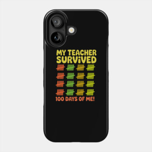 100-days-of-school Phone Case