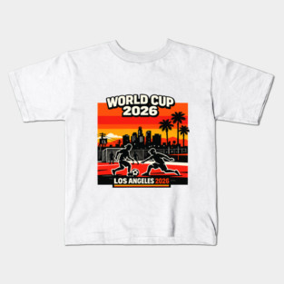 World Cup 2026 Los Angeles Street Soccer Edition Kids T-Shirt