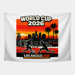 World Cup 2026 Los Angeles Street Soccer Edition Tapestry