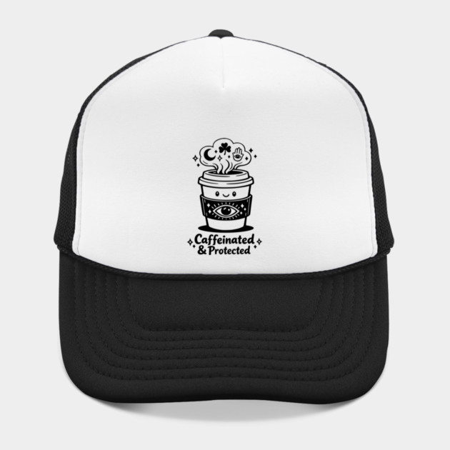 Caffeinated & Protected Coffee for Witches by Designed By Marty