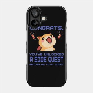 Side quest cuteness Phone Case