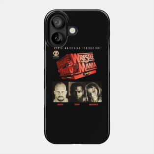 Stone Cold Steve Austin - Shawn Michaels - WrestleMania Phone Case