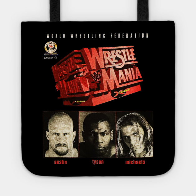Stone Cold Steve Austin - Shawn Michaels - WrestleMania Tote by nicklower