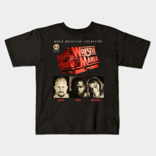 Stone Cold Steve Austin - Shawn Michaels - WrestleMania Kids T-Shirt