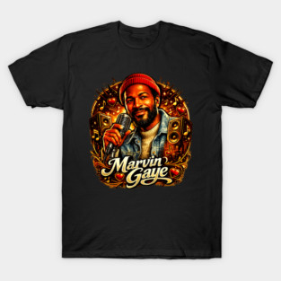 Marvin Gaye Soul Tribute Illustration T-Shirt