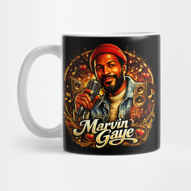 Marvin Gaye Soul Tribute Illustration by UrbanLifeApparel