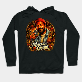 Marvin Gaye Soul Tribute Illustration Hoodie