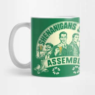 Shenanigans Squad Assemble Funny Vintage St. Patrick's Day Mug