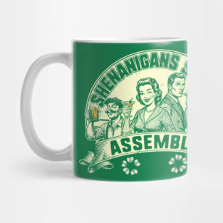 Shenanigans Squad Assemble Funny Vintage St. Patrick's Day Mug
