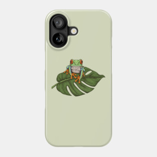 Red Eyed Tree Frog Tropical Wildlife Phone Case