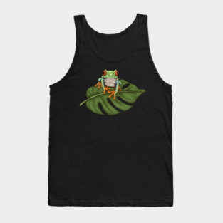 Red Eyed Tree Frog Tropical Wildlife Tank Top