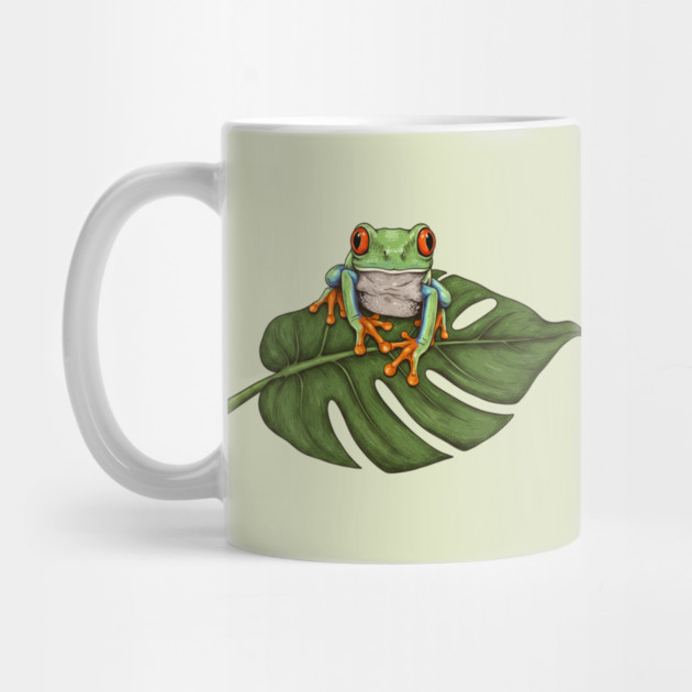 Red Eyed Tree Frog Tropical Wildlife by BirdsnStuff