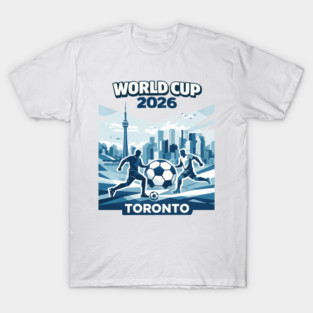 Toronto World Cup 2026 Minimal Soccer Design T-Shirt