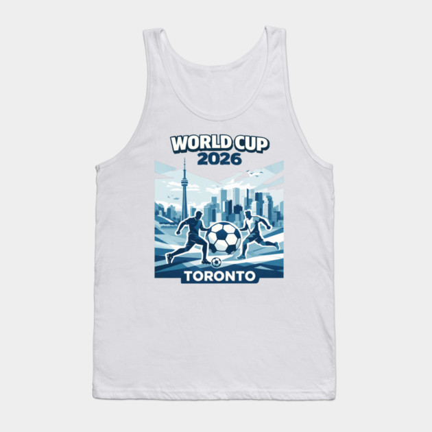 Toronto World Cup 2026 Minimal Soccer Design Tank Top by Amlal N Udrar