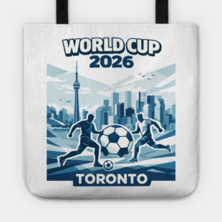 Toronto World Cup 2026 Minimal Soccer Design Tote