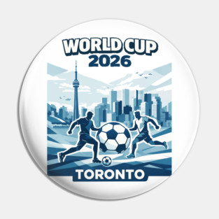 Toronto World Cup 2026 Minimal Soccer Design Pin