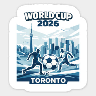 Toronto World Cup 2026 Minimal Soccer Design Sticker
