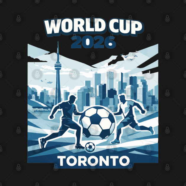 Toronto World Cup 2026 Minimal Soccer Design by Amlal N Udrar