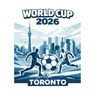 Toronto World Cup 2026 Minimal Soccer Design T-Shirt