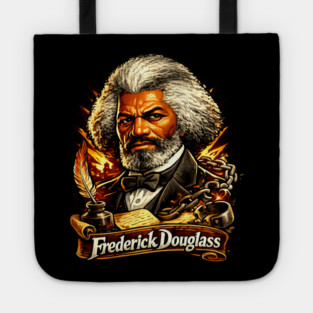 Frederick Douglass Abolitionist Legacy Portrait Illustration Tote