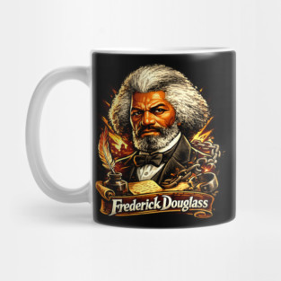 Frederick Douglass Abolitionist Legacy Portrait Illustration Mug