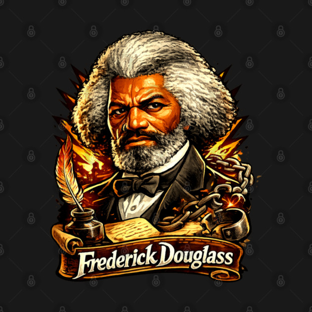 Frederick Douglass Abolitionist Legacy Portrait Illustration by UrbanLifeApparel